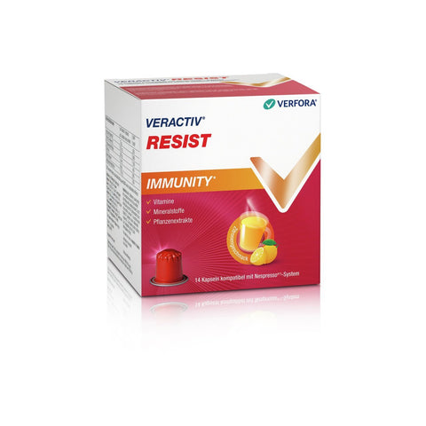 Veractiv Resist nespresso Kapseln Alu 14 Stk