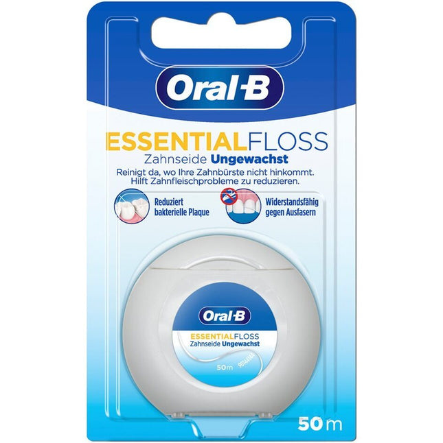 Oral-B Essentialfloss 50m ungewachst