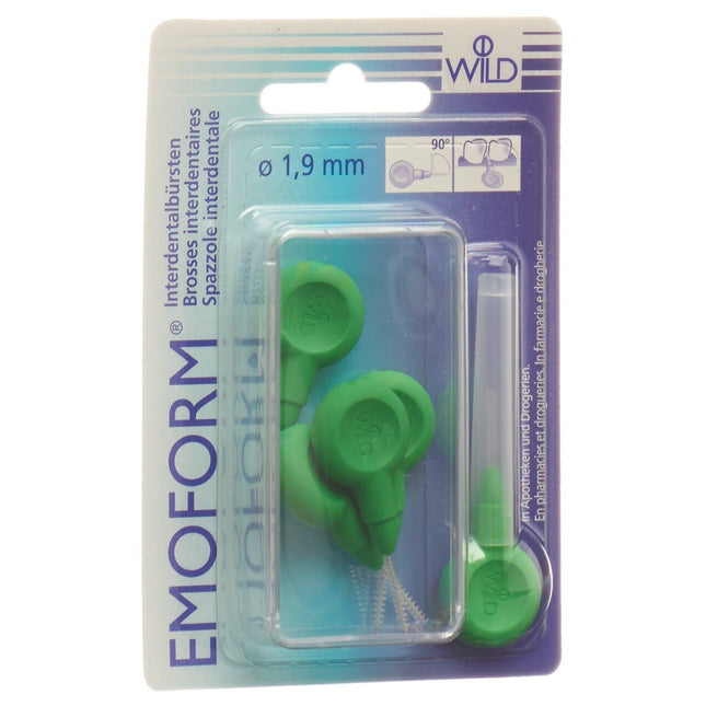 Emoform Interdentalbürsten 1.9mm hellgrün 5 Stk