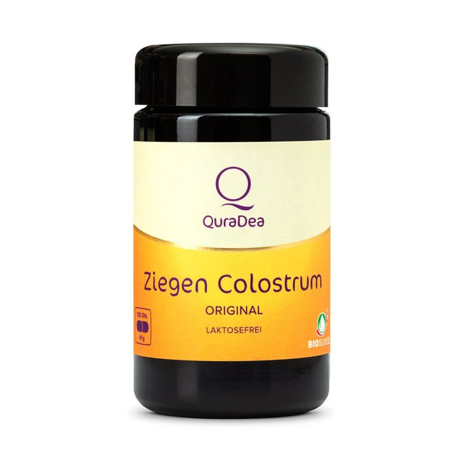 Quradea Ziegen Colostrum Original Kaps Bio pasteurisiert 120 Stk