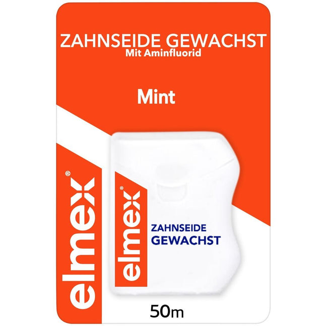 elmex Zahnseide 50m gewachst