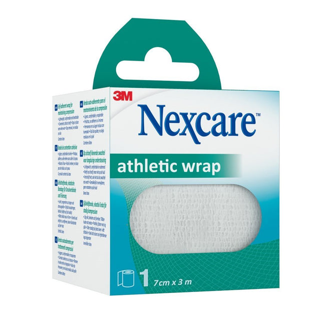 3M Nexcare Athletic Wrap 7cmx3m weiss