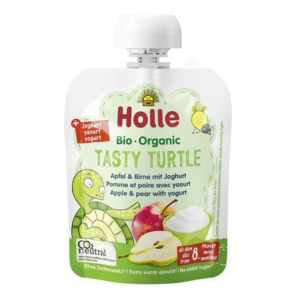 Holle Tasty Turtle Apfel & Birne mit Joghurt Btl 85 g