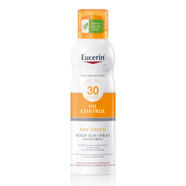 Eucerin SUN Body Spray Oil Contr Dry Touch LSF30 200 ml