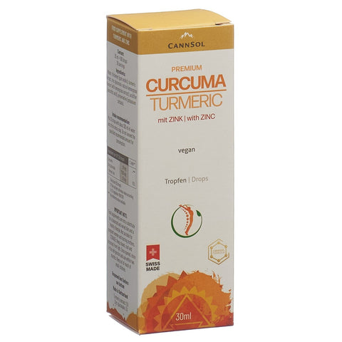 CannSol Premium Curcuma mit Zink Tropfen Pip Fl 30 ml