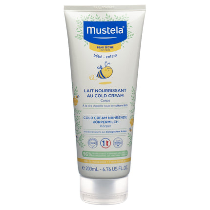 Mustela nährende Körpermilch mit Cold Cream trockene Haut Tb 200 ml