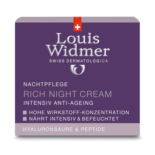 Louis Widmer Rich Night Cream parfumiert 50 ml