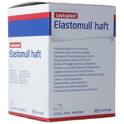 Elastomull haft Gazebinde 20mx12cm weiss Rolle