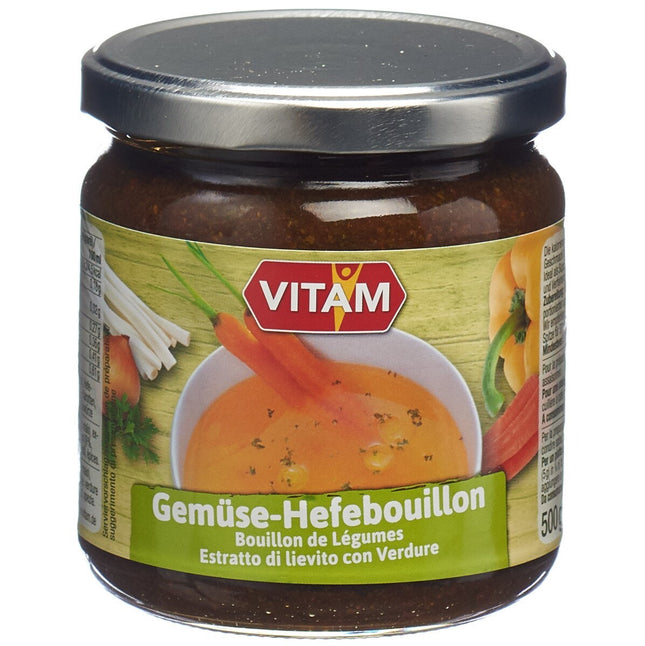 Vitam Hefebouillon Paste mit Gemüse glutenfrei Glas