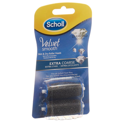 Scholl Velvet Smooth Pedi Rollen extra stark Diamond 2 Stk