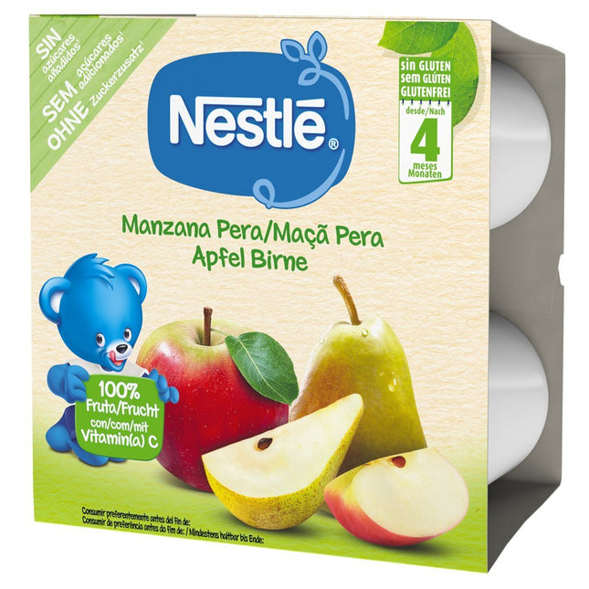 Nestlé Kompott Apfel Birne 4 x 100 g