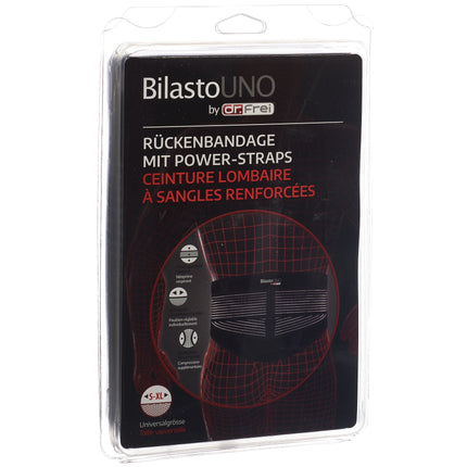 Bilasto Uno Rückenbandage S-XL mit Power Straps