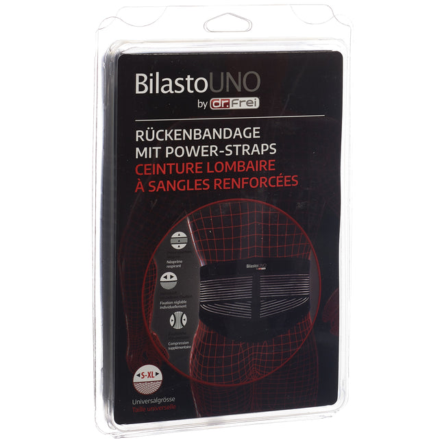 Bilasto Uno Rückenbandage S-XL mit Power Straps