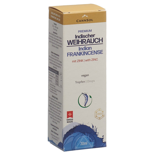 CannSol Indischer Weihrauch mit Zink wasserlöslich optimale Bioverfügbarkeit Pip Fl 30 ml