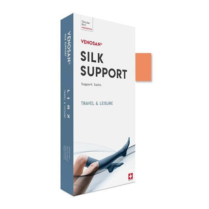 Venosan Silk A-D Support Socks M apricot 1 Paar