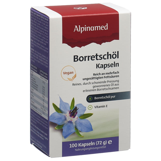 ALPINAMED Borretschöl Kaps 100 Stk