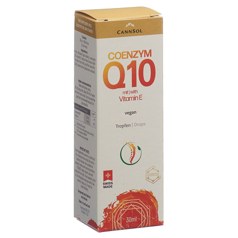 CannSol Coenzym Q10 mit Vitamin E wasserlöslich optimale Bioverfügbarkeit Pip Fl 30 ml