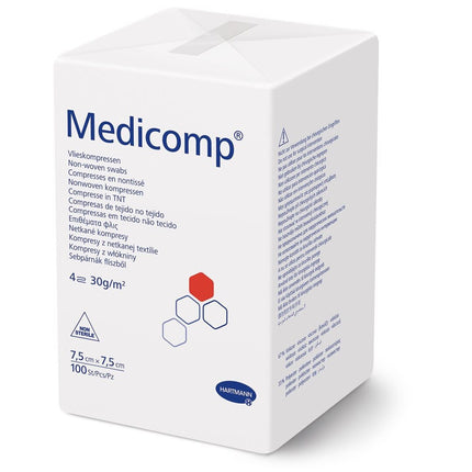 Medicomp 4 fach S30 7.5x7.5cm unsteril Btl 100 Stk