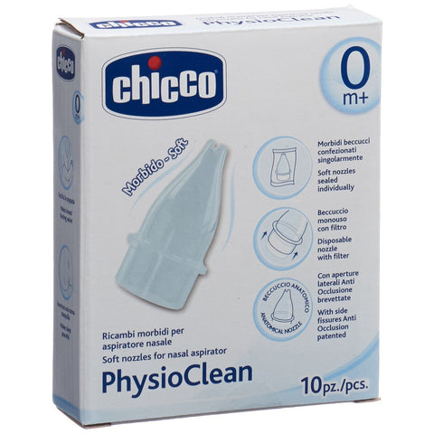 Chicco Physioclean Ersatzteile zu Nasenschleimentferner 0m+