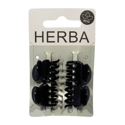 Herba Ecofriendly Pinzettina 2cm schwarz 4 Stk