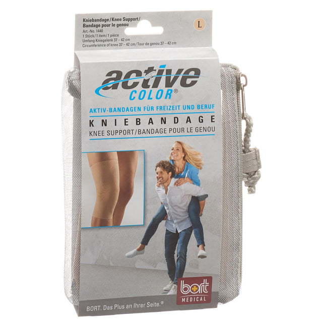 Bort ActiveColor Kniebandage L +37cm beige