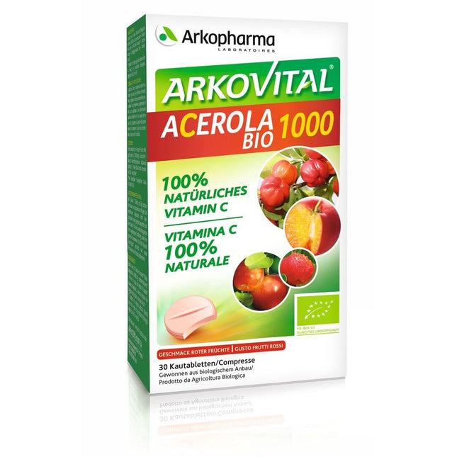 Arkovital Acerola Arkopharma Tabl 1000 mg Bio 30 Stk