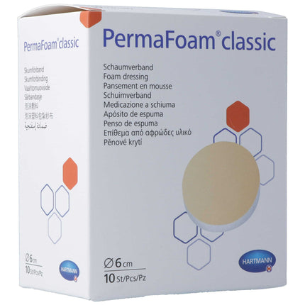 PermaFoam Classic 6cm rund steril 10 Stk