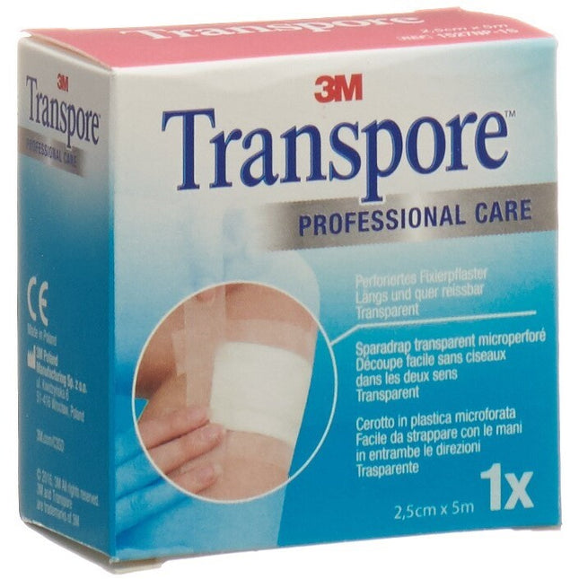 3M Transpore Heftpflaster 5mx25mm refill