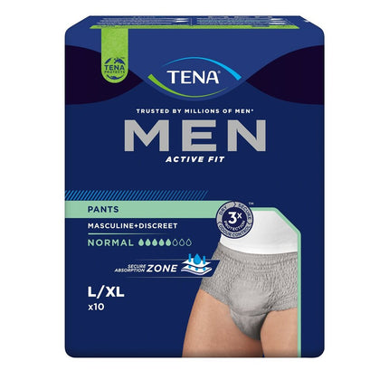 TENA Men Active Fit Pants Normal L/XL