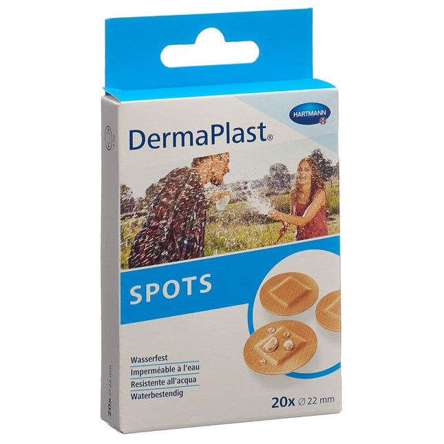 DermaPlast Spots rund hautfarbig 20 Stk