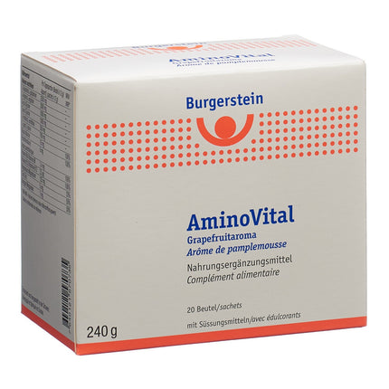 Burgerstein Aminovital Plv Grapefruitaroma Btl 20 Stk