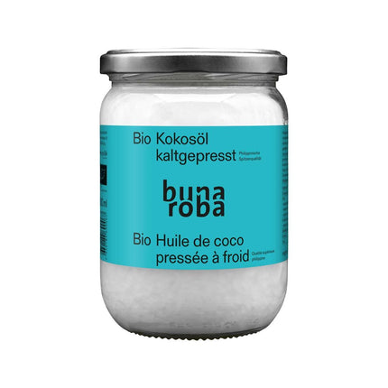 Bunaroba Kokosnuss Öl Glas 500 ml