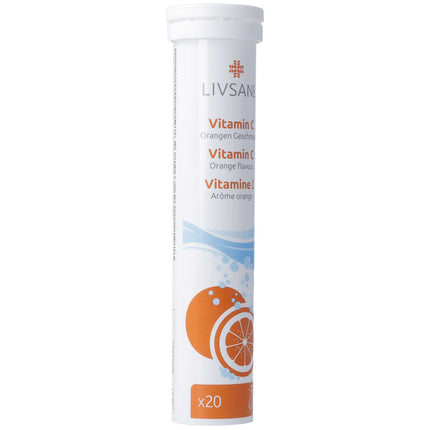 Livsane Vitamin C Orangen Geschmack 20 Stk