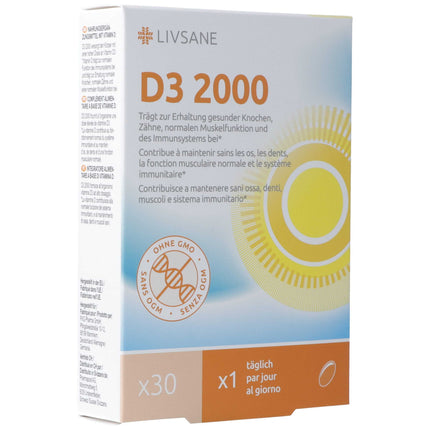 Livsane Vitamin D3 2000 Tabl