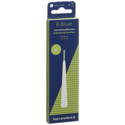 Top Caredent B1 IDBG-W Interdentalbürste weiss >1.1mm 5 Stk