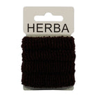 Herba Haarbinder 4cm frottée schwarz 4 Stk
