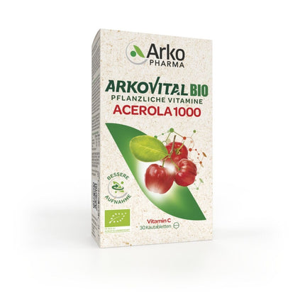 Arkovital Acerola Arkopharma Tabl 1000 mg Bio 30 Stk