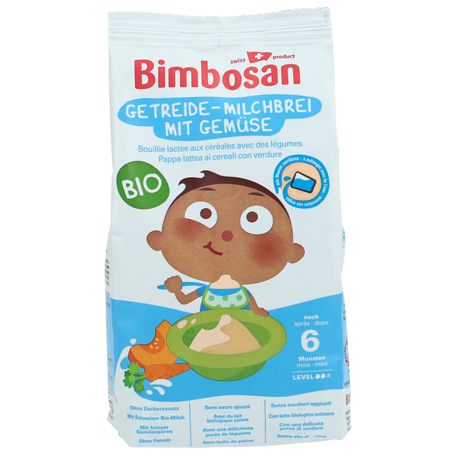 Bimbosan Bio-Getreide-Milchbrei mit Gemüse 300 g