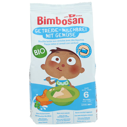 Bimbosan Bio-Getreide-Milchbrei mit Gemüse 300 g