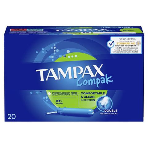 Tampax Tampons Compak Super 20 Stk