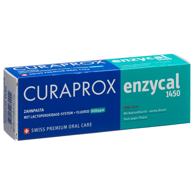 Curaprox Enzycal 1450 Zahnpasta deutsch/französisch/englisch 75 ml