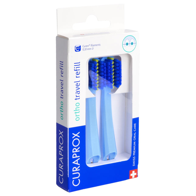 Curaprox CS 5460 Travel Set Ortho refill blau