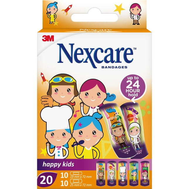 3M Nexcare Kinderpflaster Happy Kids Professions 20 Stk