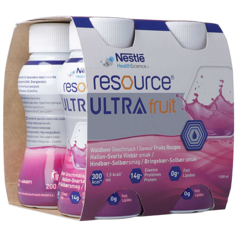 Resource Ultra Fruit Waldbeere 4 Fl 200 ml