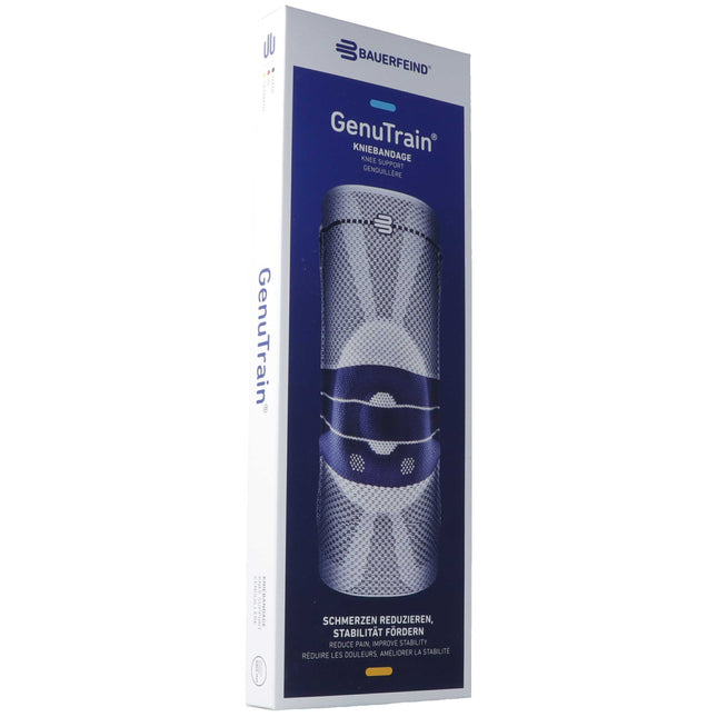 BAUERFEIND GenuTrain Aktivbandage Gr0 titan