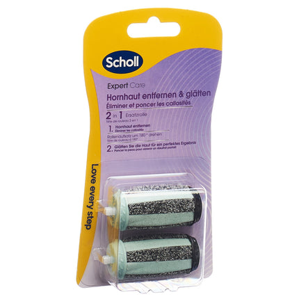 Scholl Expert Care 2-in-1 Pedi Rollen 2 Stk