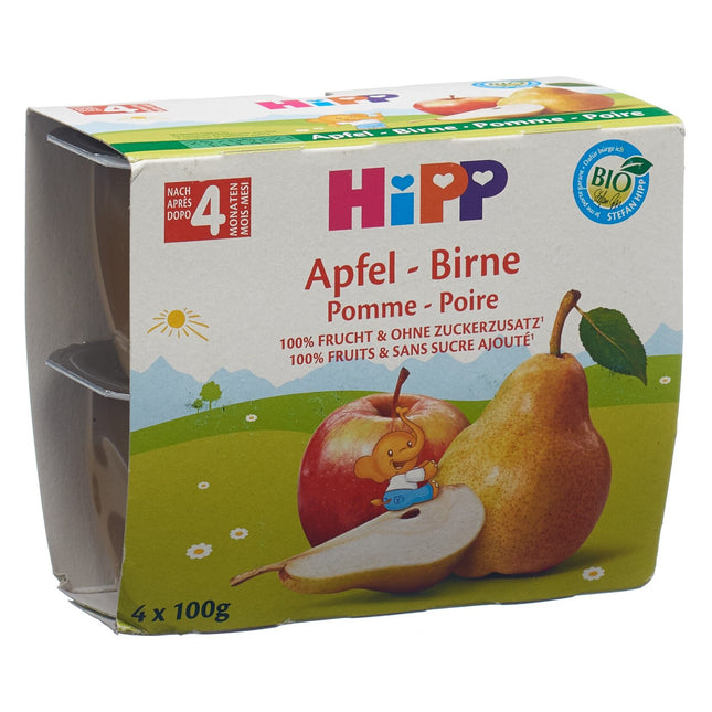 HiPP Fruchtpause Apfel Birne 4 x 100 g