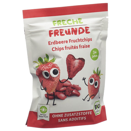 Freche Freunde Fruchtchips Erdbeere Btl 12 g