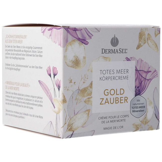 DermaSel Körpercrème Gold Zauber deutsch französisch Topf 200 ml