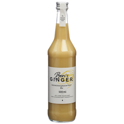 Ben's Ginger Ingwerkonzentrat Bio Version Fl small 500 ml